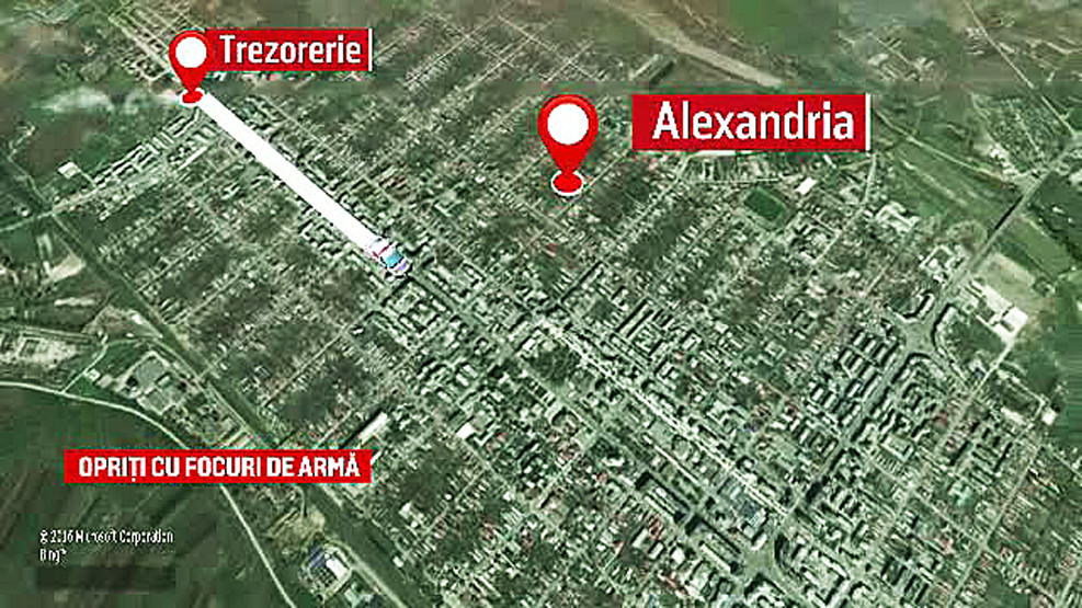 Urmarire cu focuri de arma pe strazile din Alexandria. De ce a fugit de politie soferul unui Porsche