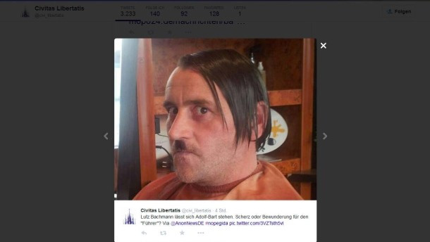 Pedeapsa primita de liderul miscarii islamofobe din Germania. Ce s-a intamplat dupa ce a pozat ca Hitler