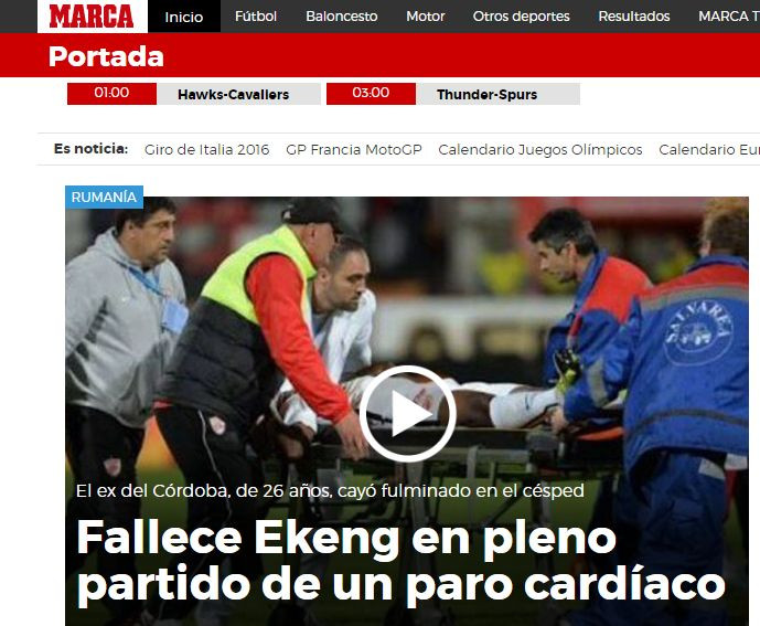 Tragedia din Stefan cel Mare, in presa internationala. BBC, The Guardian si Marca au scris despre moartea lui Patrick Ekeng