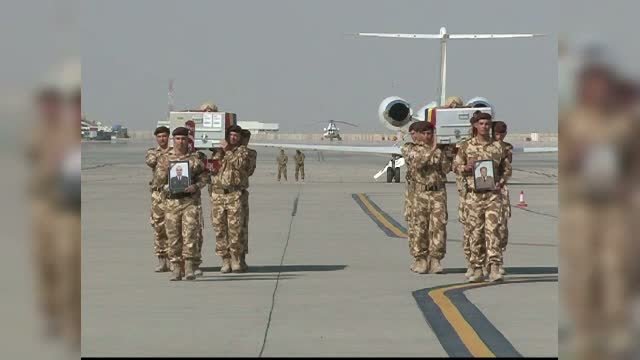 Ceremonie militari romani morti in Afganistan