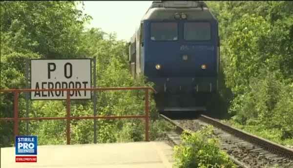 Calatorii care aterizeaza pe Otopeni ar putea ajunge GRATUIT cu trenul in Bucuresti. Exista, insa, o mare problema