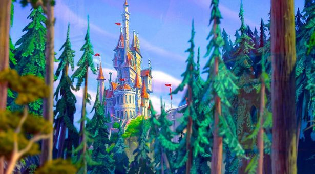 castelul din Frumoasa si Bestia