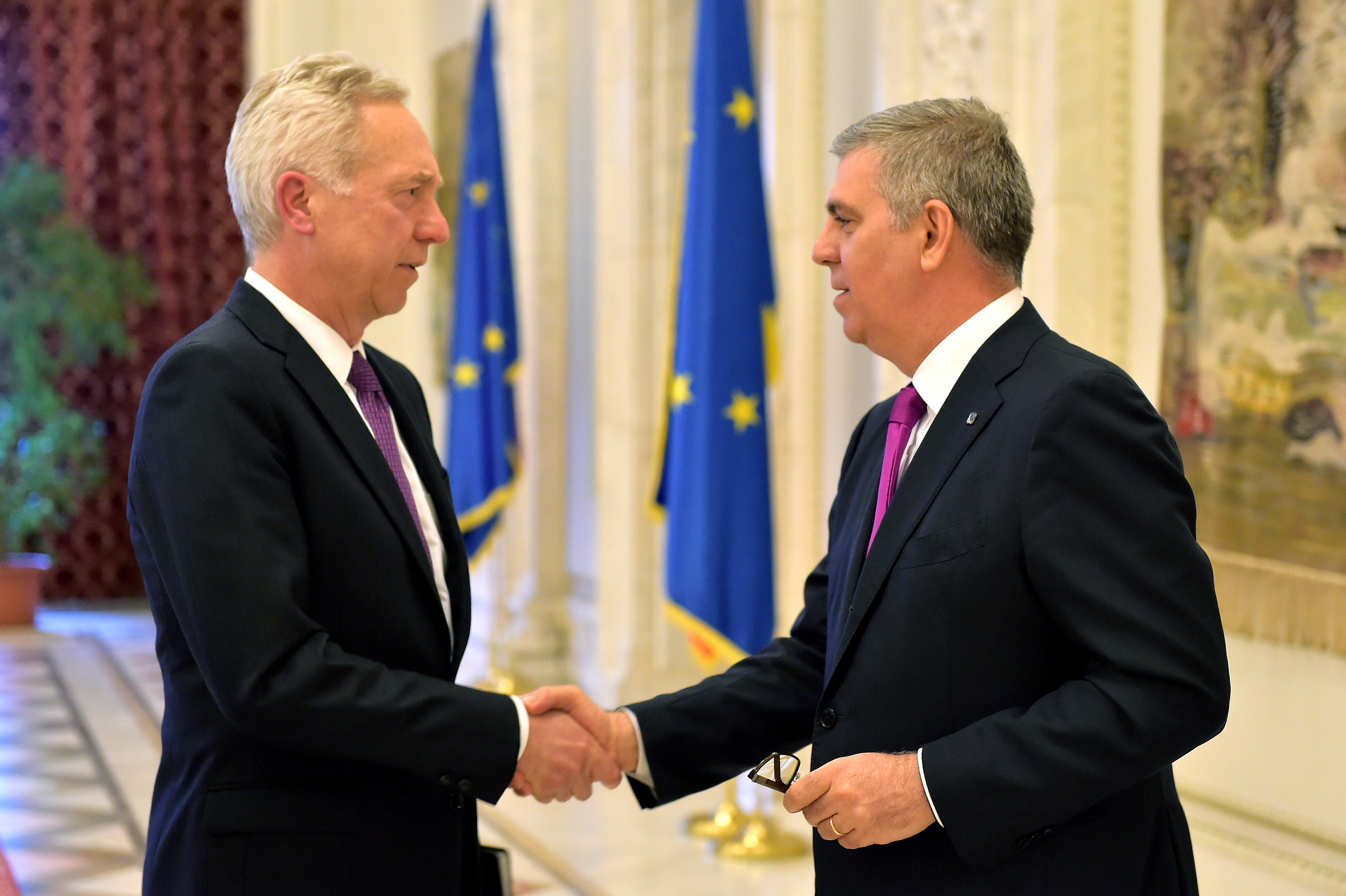 Valeriu Zgonea, intalnire cu amasadorul SUA, Hans Klemm: "Am discutat chestiuni politice, dar si despre Codul Penal"