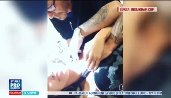 Culmea ironiei. Madalina Ghenea si-a sters de pe gat tatuajul cu numele fostului iubit la un medic pe care-l cheama la fel