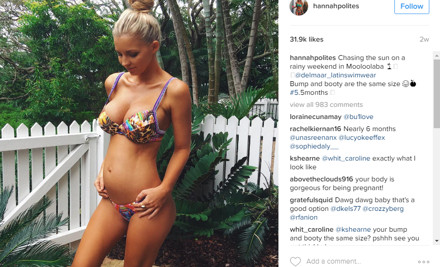 E insarcinata in sase luni, dar aproape ca e invizibila sarcina. Imaginile cu care acest model a starnit controverse. FOTO