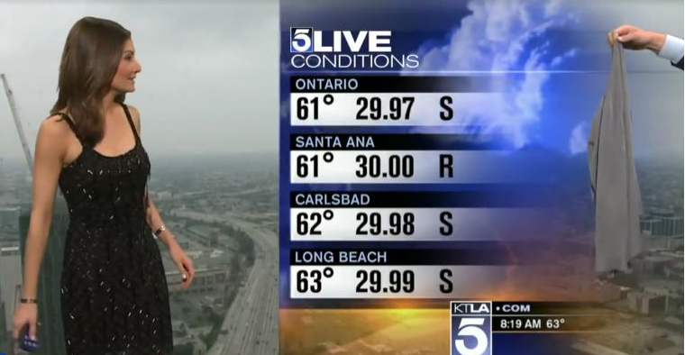 Au obligat-o sa se imbrace, in direct, dupa ce telespectatorii s-au plans de tinuta ei. Cum arata rochia prezentatoarei