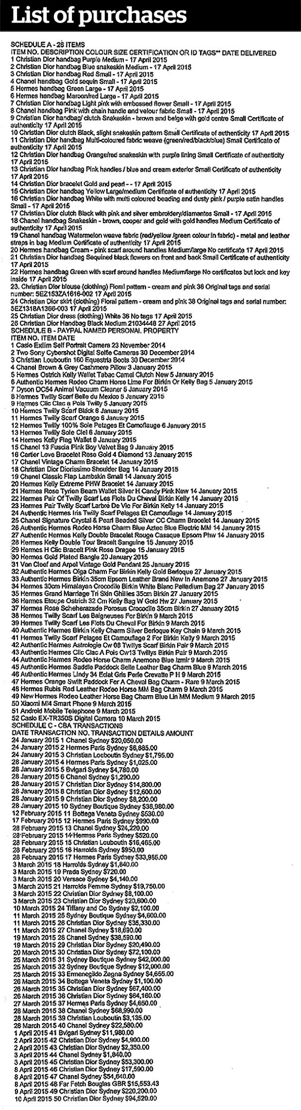 lista de cmparaturi Christine Jiaxin Lee