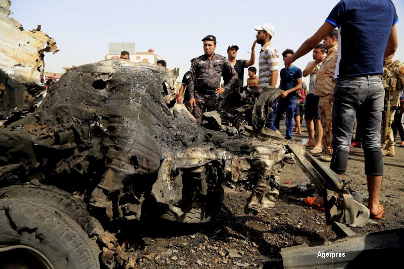 63 de morti si peste 100 de raniti in trei atentate produse la Bagdad. Atacurile nu au fost revendicate