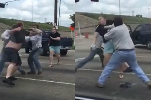 Stupefiant! Bataie ca in filme dupa un accident de masina banal! O femeie a fost lovita cu pumnul! Ce s-a intamplat la final este incredibil