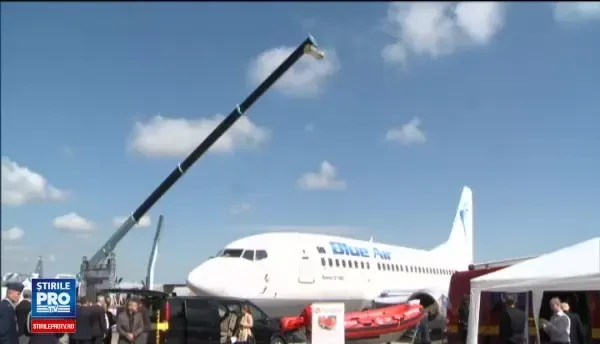 Tehnologii militare aproape SF, expuse la Romexpo. Un scanner urias care poate sa vada in detaliu interiorul unui Boeing 737