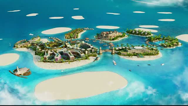 Vile moderne si elegante care plutesc pe apele Golfului Persic pentru turistii care prefera vacante extravagante