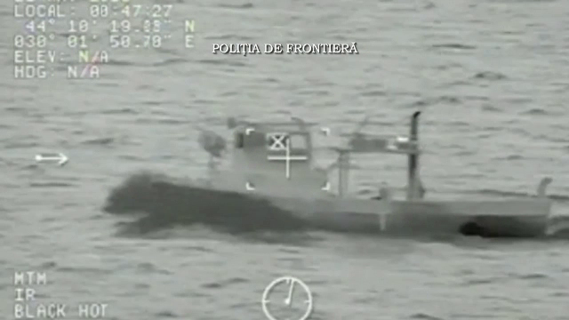 Operatiune spectaculoasa in largul Marii Negre. Un pescador turcesc, prins in timp ce bracona in apele teritoriale romanesti