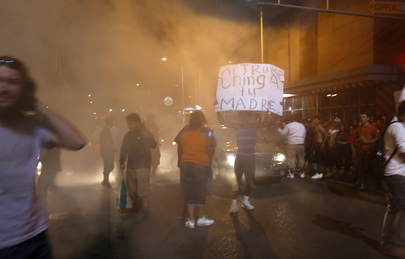 proteste anti Donald Trump