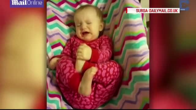 Reactia unui bebelus atunci cand aude o melodie a lui Justin Bieber. Parintii ii pun zilnic piesa