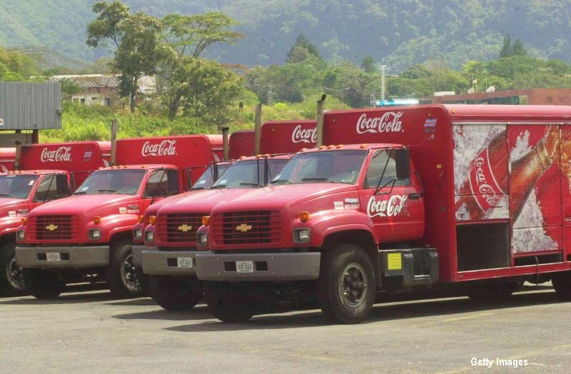 camioane Coca Cola