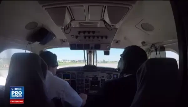 Daca noi nu suntem in aer, nimeni nu e in siguranta. Misiunea echipajului de pe singurul avion de calibrare din Romania