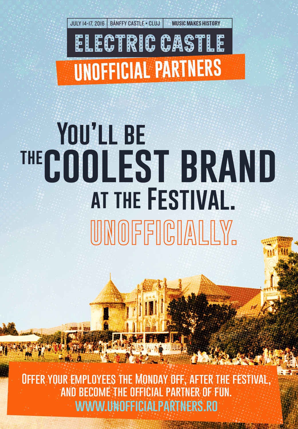 Electric Castle militeaza pentru electricmonday cu noua campanie Unofficial Partners