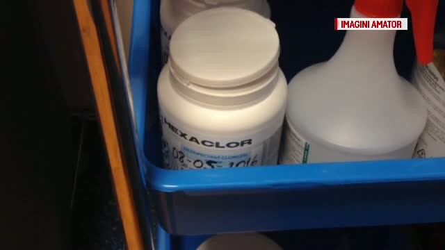 Un spital din Romania INCA ar folosi dezinfectanti Hexi Pharma. Explicatia incredibila a conducerii la vederea imaginilor