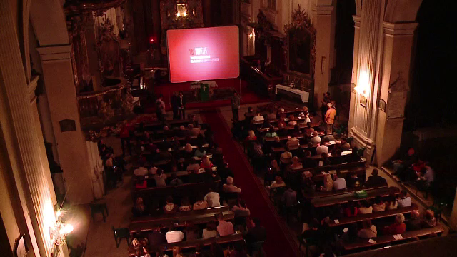 Moment inedit la TIFF. Un film clasic mut, proiectat in biserica, in timp ce un artist al Operei din Paris a cantat la orga