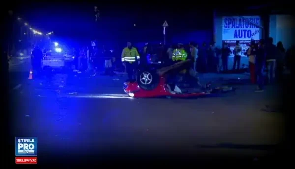 Un sofer fara permis a provocat un accident infiorator, soldat cu un mort si cinci raniti. VIDEO cu momentul impactului
