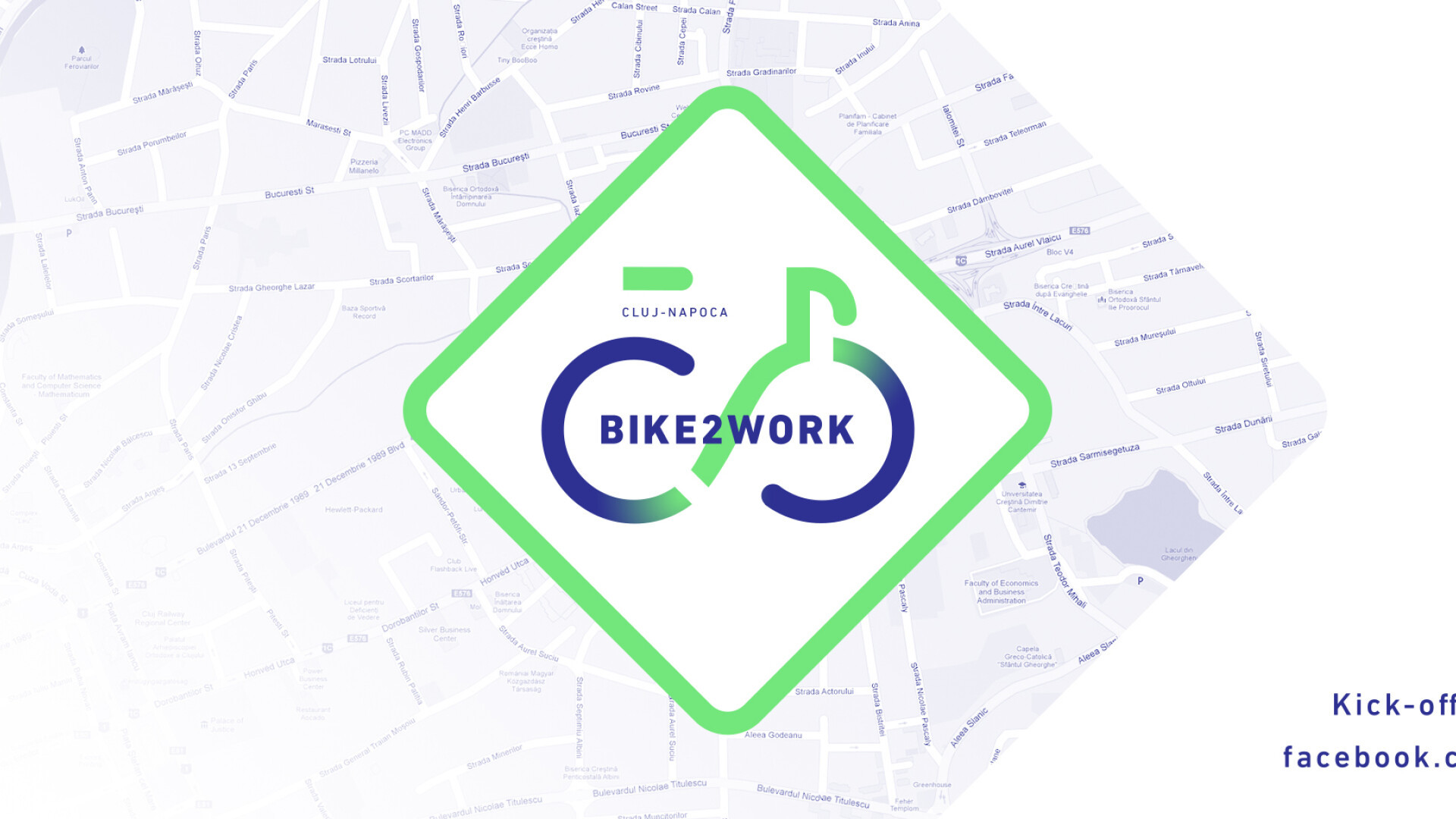 Campanie pentru transportul pe doua roti spre serviciu la Cluj