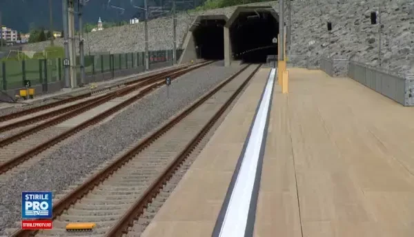 Elvetia a inaugurat cel mai lung tunel feroviar din lume. Constructia a fost sfintita de preoti