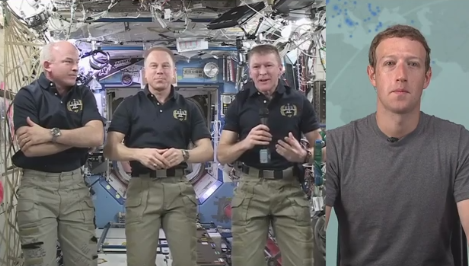 Mark Zuckerberg, LIVE cu astronautii de pe Statia Spatiala Internationala. Conversatia urmarita de 3 milioane de oameni