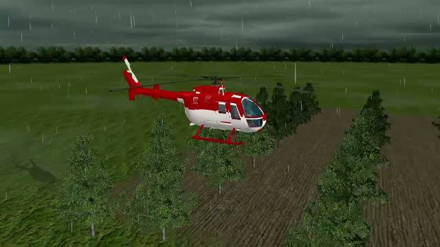 Animatie elicopter SMURD