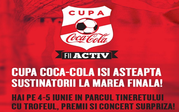 (P) Finalele Cupei Coca-Cola aduc in weekend in Parcul Tineretului pasiunea pentru fotbal, un concert Smiley si Happy Moves
