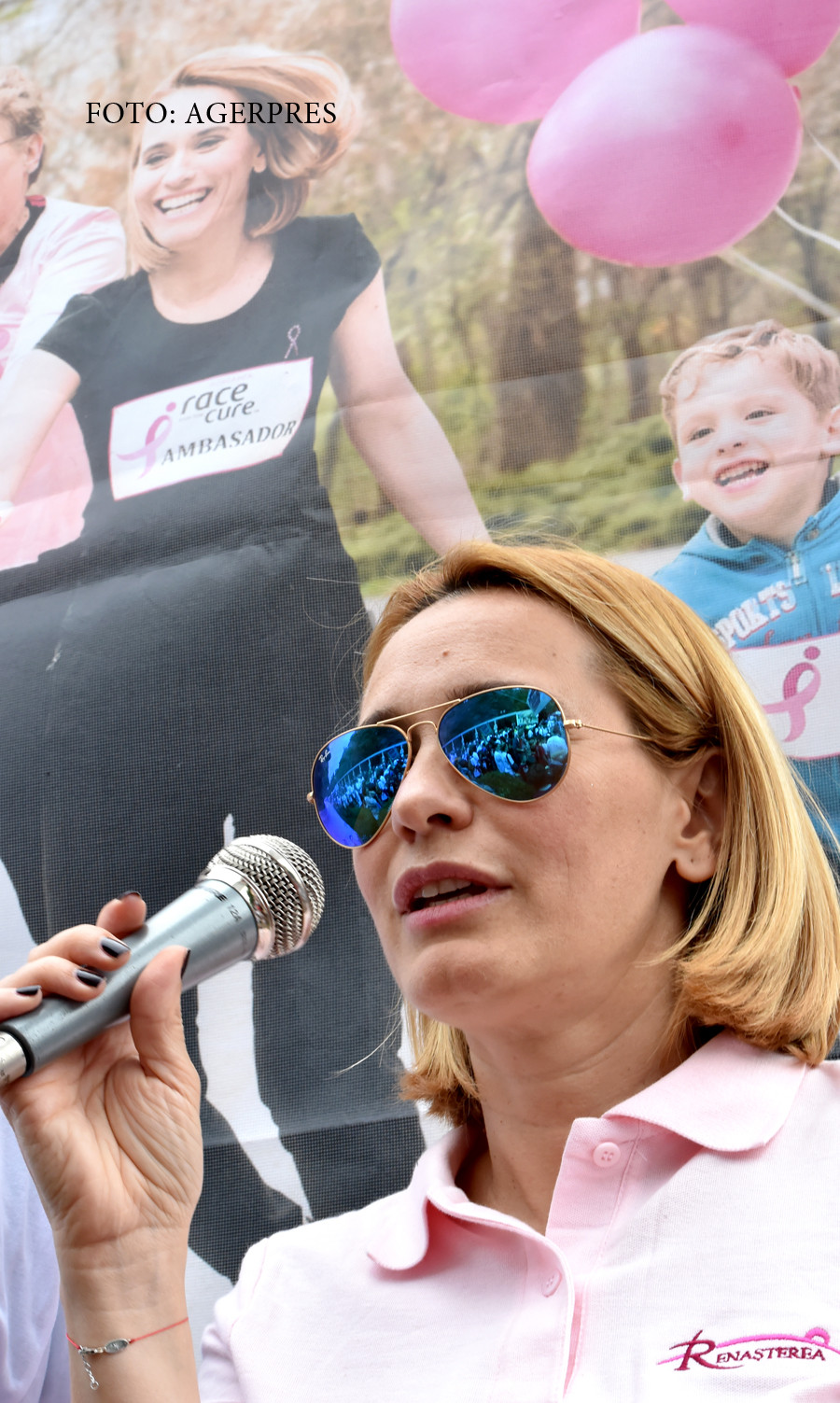 Mii de oameni au alergat sambata la crosul Happy Run, dedicat prevenirii cancerului la san. Mesajul transmis de Andreea Esca