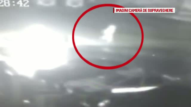 Incident grav in Bistrita. O masina de politie a explodat, iar anchetatorii cred ca focul a fost pus intentionat