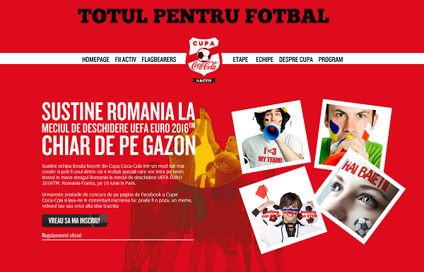 (P) Cupa Coca-Cola 2016 si-a desemnat finalistii, care vor fi in tribune la EURO, la meciul Romania-Elvetia