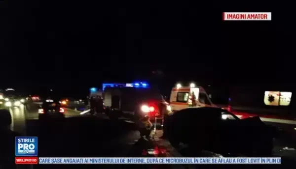 Un microbuz al MAI, implicat intr-un grav accident la Constanta. Ce a urmat dupa ce a fost izbit in plin de o masina