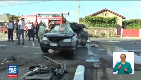Bilantul accidentului violent de pe E85 a crescut la 4 morti si 2 raniti. Manevra incercata de soferul uneia dintre masini