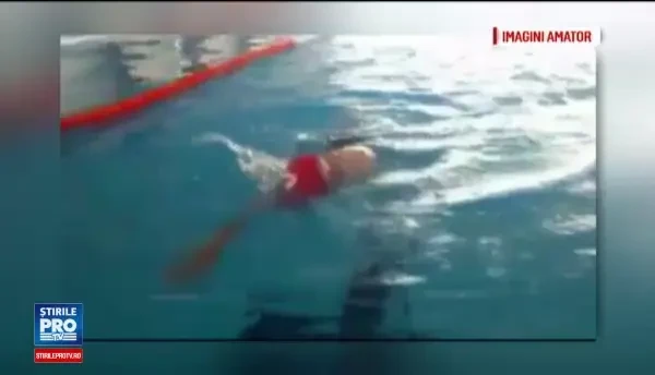 Romanul care vrea sa inoate 12 ore non-stop ca sa stranga bani pentru un centru de batrani. Va parcurge inot 24 de kilometri