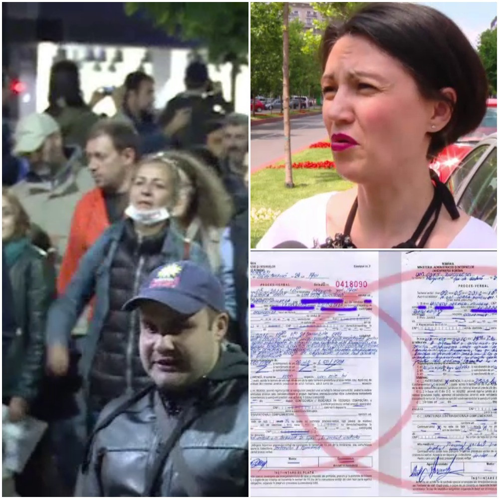 "Nota de plata" a protestelor de la Universitate, dupa scandalul Hexi Pharma. Cu cat a fost amendata Carmen de Jandarmerie