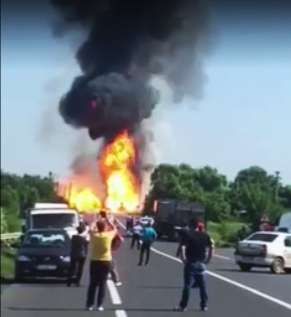 accident mihailesti explozii