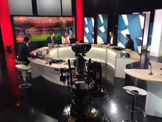 Lucian Lipovan la o televiziune din Franta