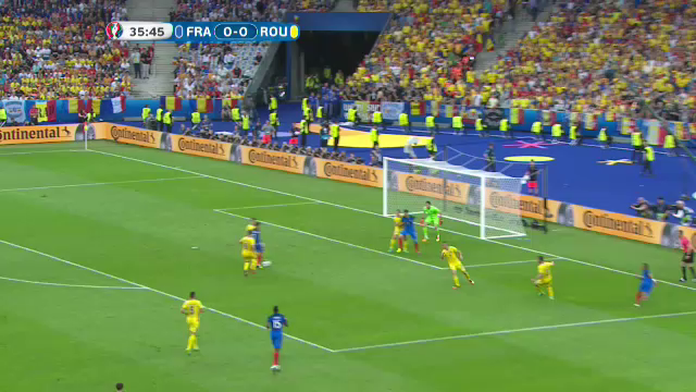 UEFA EURO 2016. Ratare a lui Griezmann, minutul 36