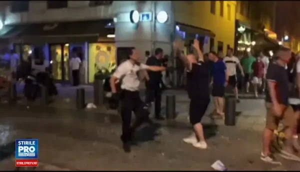 Primul incident violent la UEFA EURO 2016. Hooligans, fanii englezi, s-au luat la bataie cu suporteri locali, la Marsilia