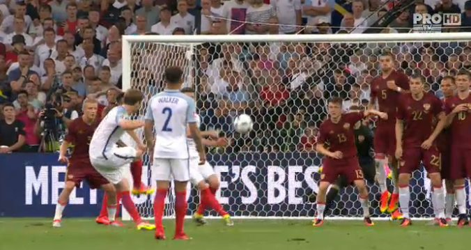 Anglia - Rusia. Gol Dier