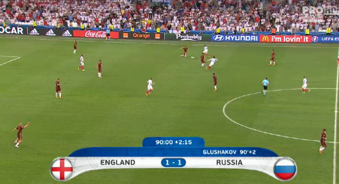 Anglia - Rusia. Gol Berezutski