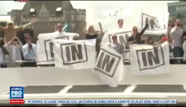 Batalia navelor pe Tamisa, pe tema Brexit-ului. Nigel Farage si Bob Geldorf si-au aruncat unui altuia acuzatii si insulte