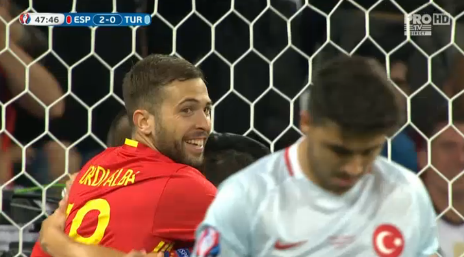 Spania - Turcia. Al doilea gol al lui Morata
