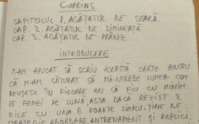 Don Juan de Vama Veche. "Claudiu Vamaiotu", sfaturi gratuite de agatat, intr-o postare virala pe internet :)