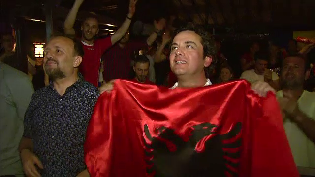 Sadiku, autorul golului Albaniei, comparat cu cel mai mare fotbalist roman: "Baiatul asta e un fel de Hagi"