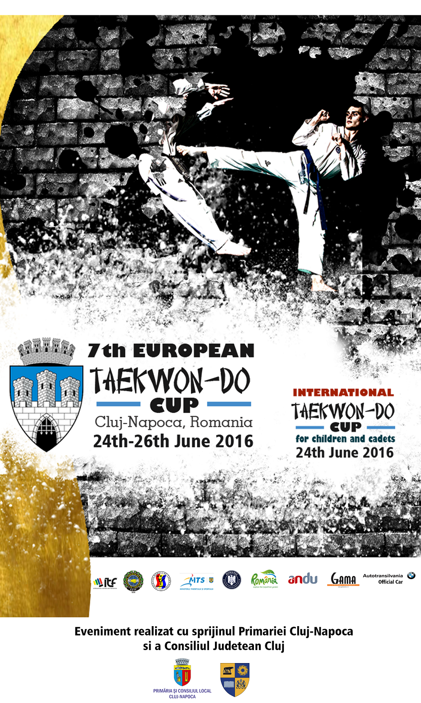Cei mai buni luptatori de Taekwon-do din Europa isi dau intalnire la Cluj-Napoca la Cupa Europei