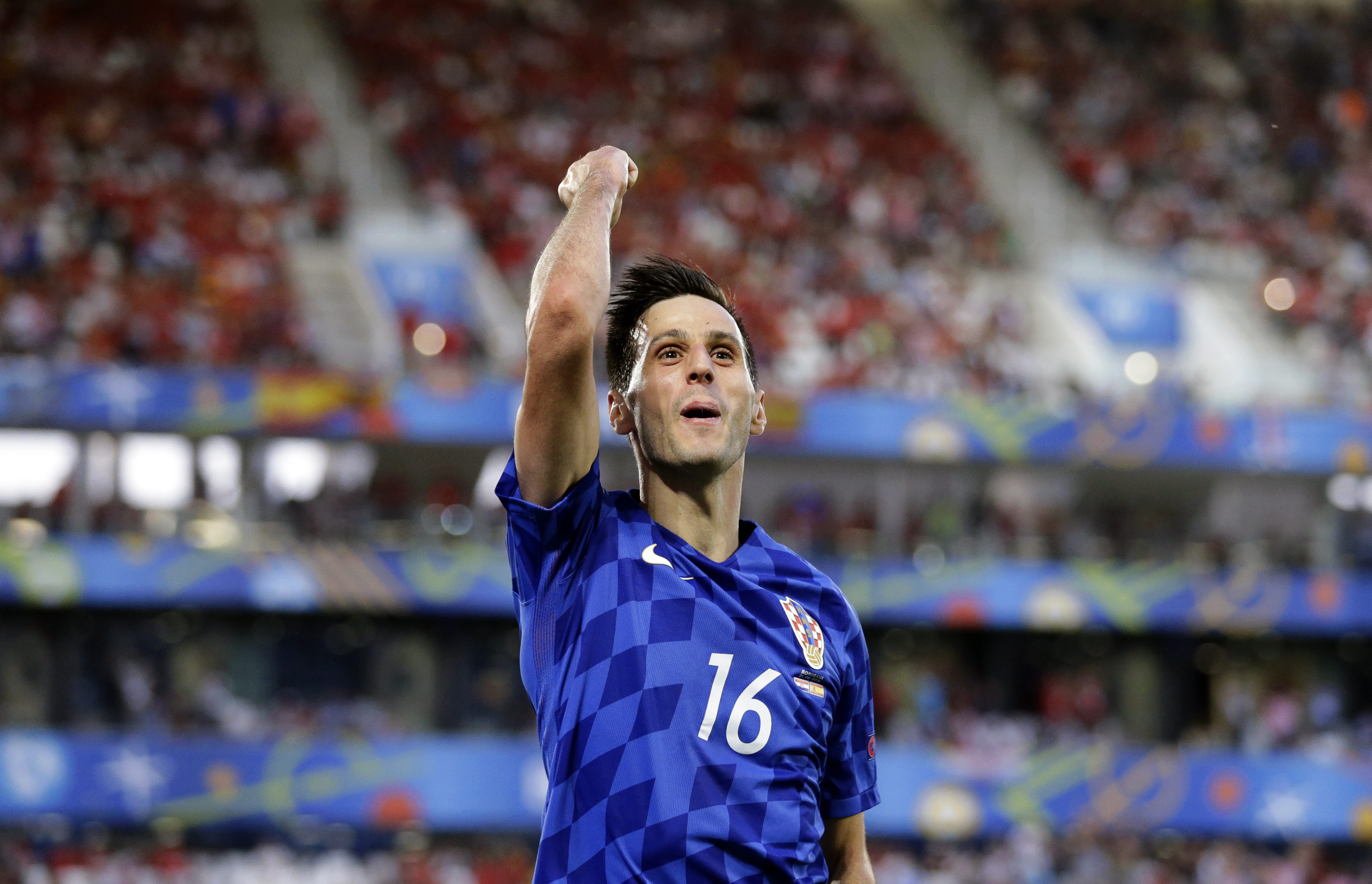 CROATIA - SPANIA. Gol Kalinic