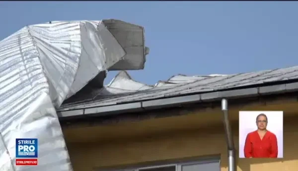 Dezastrul lasat de furtunile si bucatile de gheata cazute din cer. HARTA PORTOCALIE a temperaturilor caniculare de azi