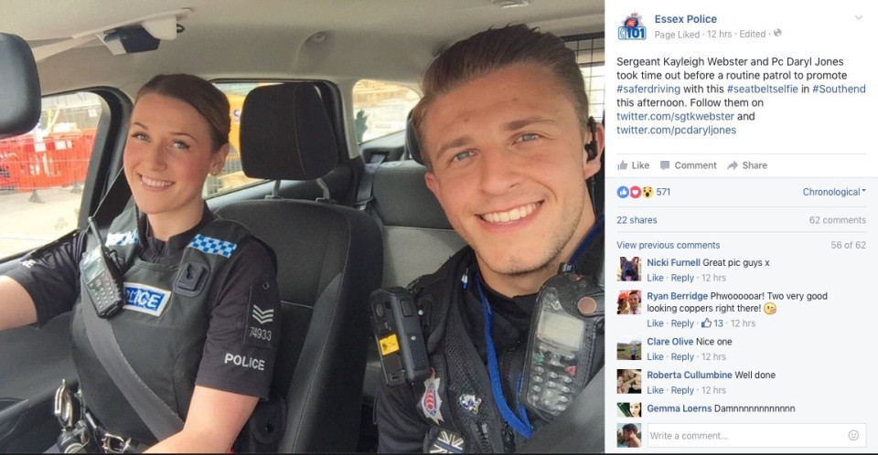 Cea mai sexy patrula de politie din Anglia nu contribuie la scaderea criminalitatii, insa la cresterea ei :)